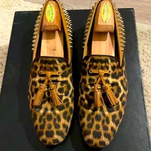 Christian Louboutin 2016 FW Leopard Tallassio Smoking Shoe